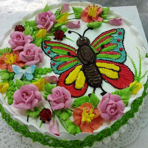 Торт «С бабочкой»